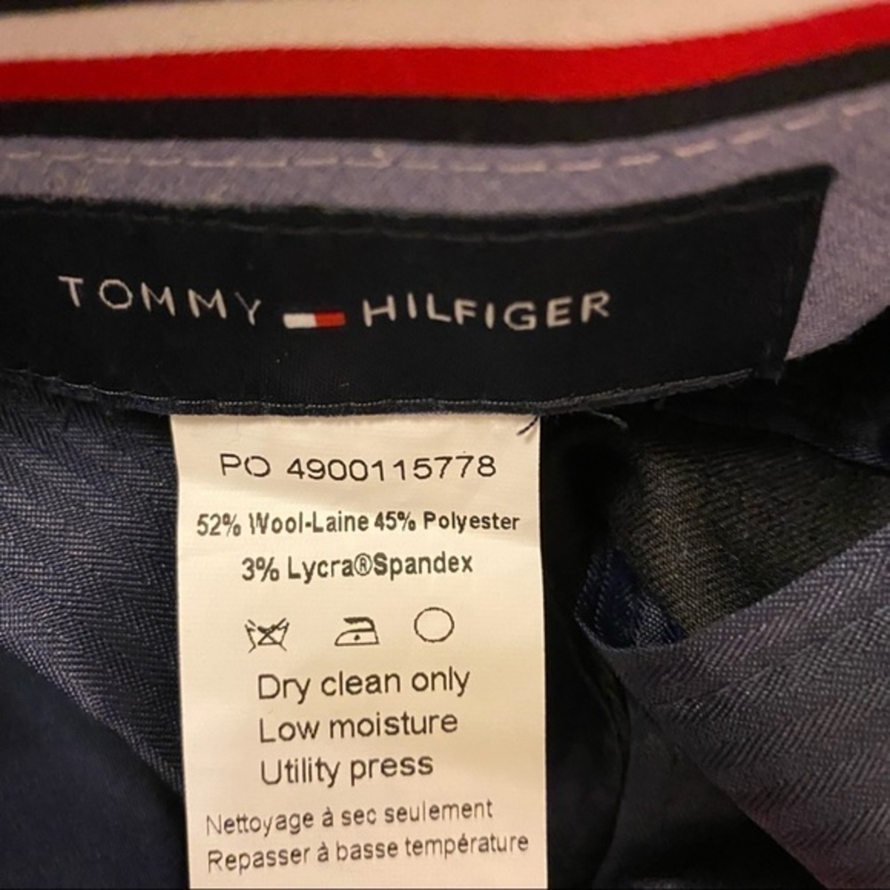 Tommy Hilfiger Men's Modern-Fit TH Flex Stretch Suit Pants in Charcoal 30W * 30L - Picture 12 of 15